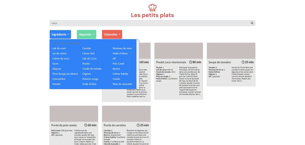 les petits plats